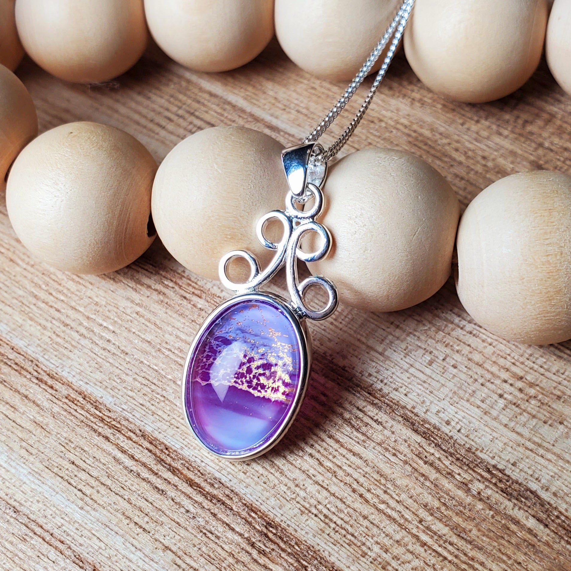 Levender Dream pendant  - G & P Collection - Sterling Silver