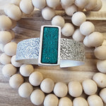Load image into Gallery viewer, &quot;Emerald Mandala&quot; bracelet
