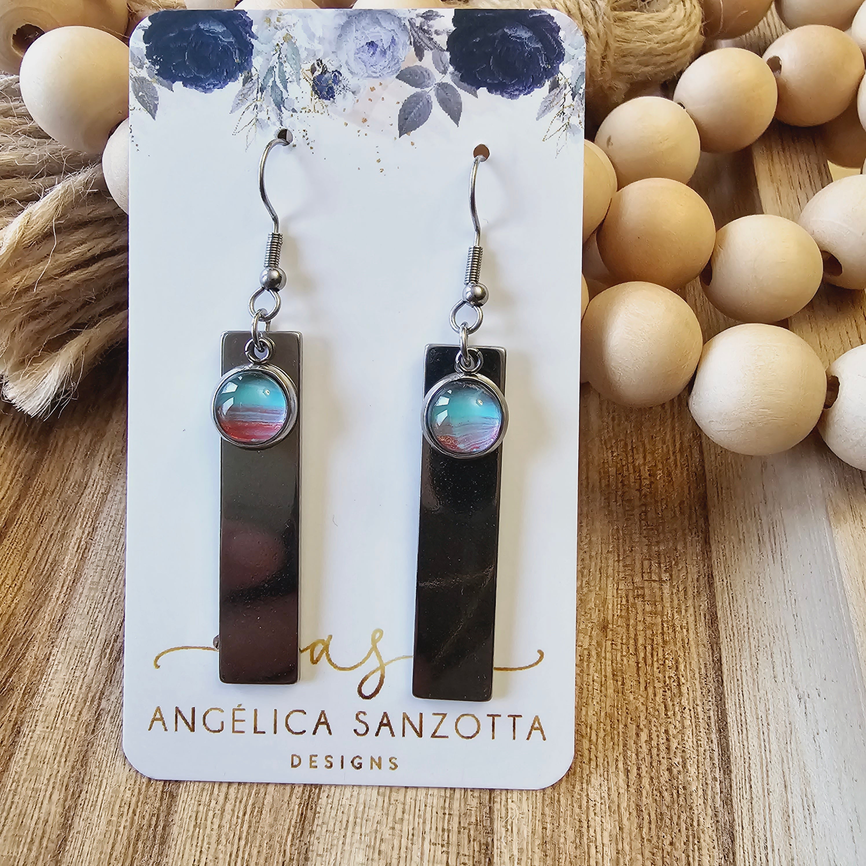"Aqua" earrings