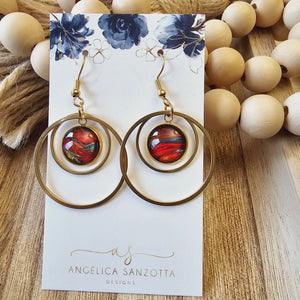 "Christmas" earrings