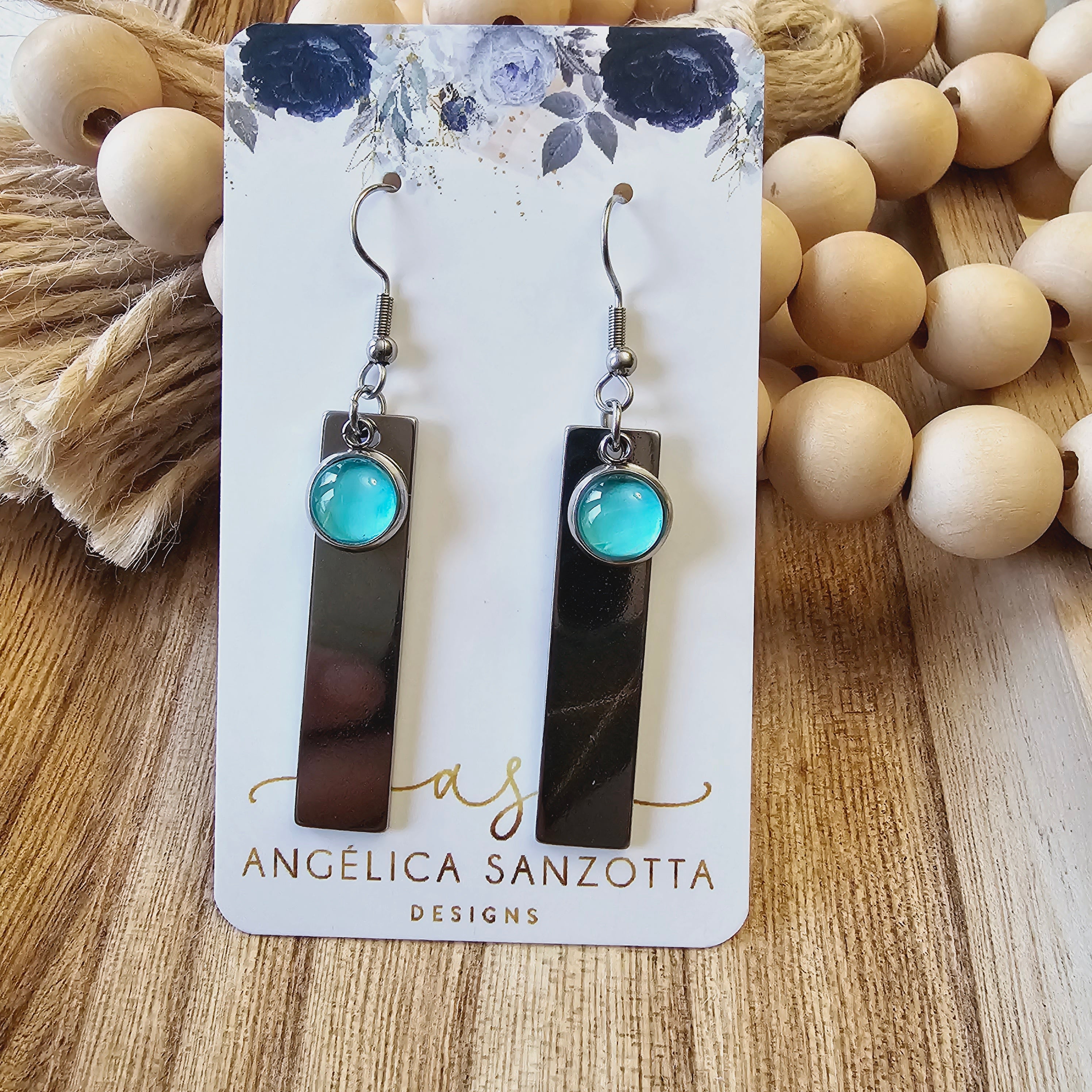"Aquamarine" earrings