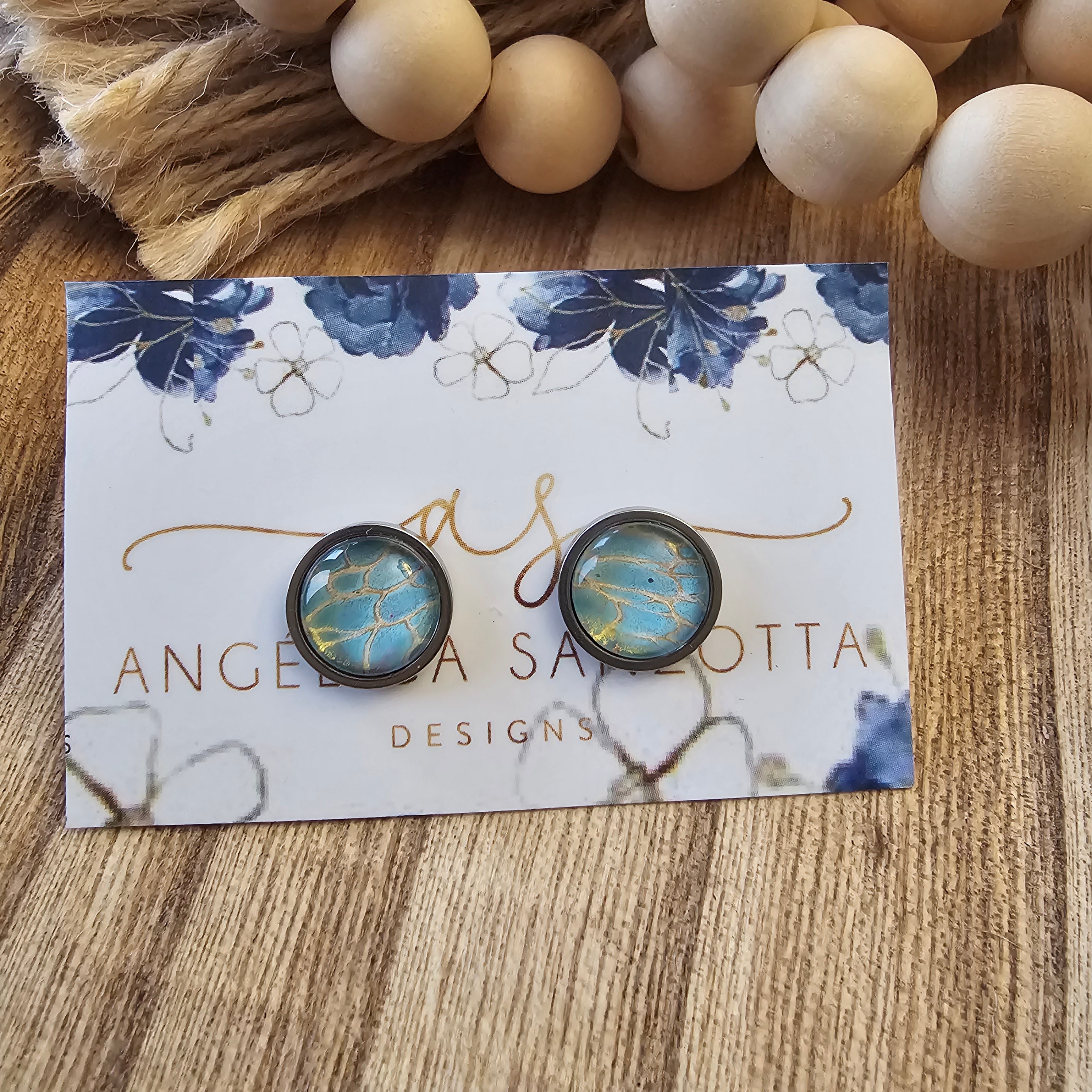 "Gold" earrings
