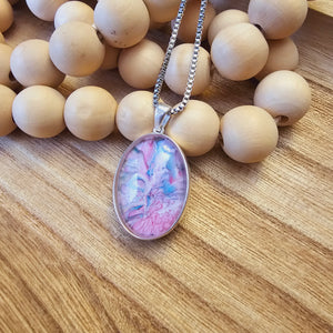 "Sun and Clouds" Double Sided Pendant - G & P Collection - Sterling Silver