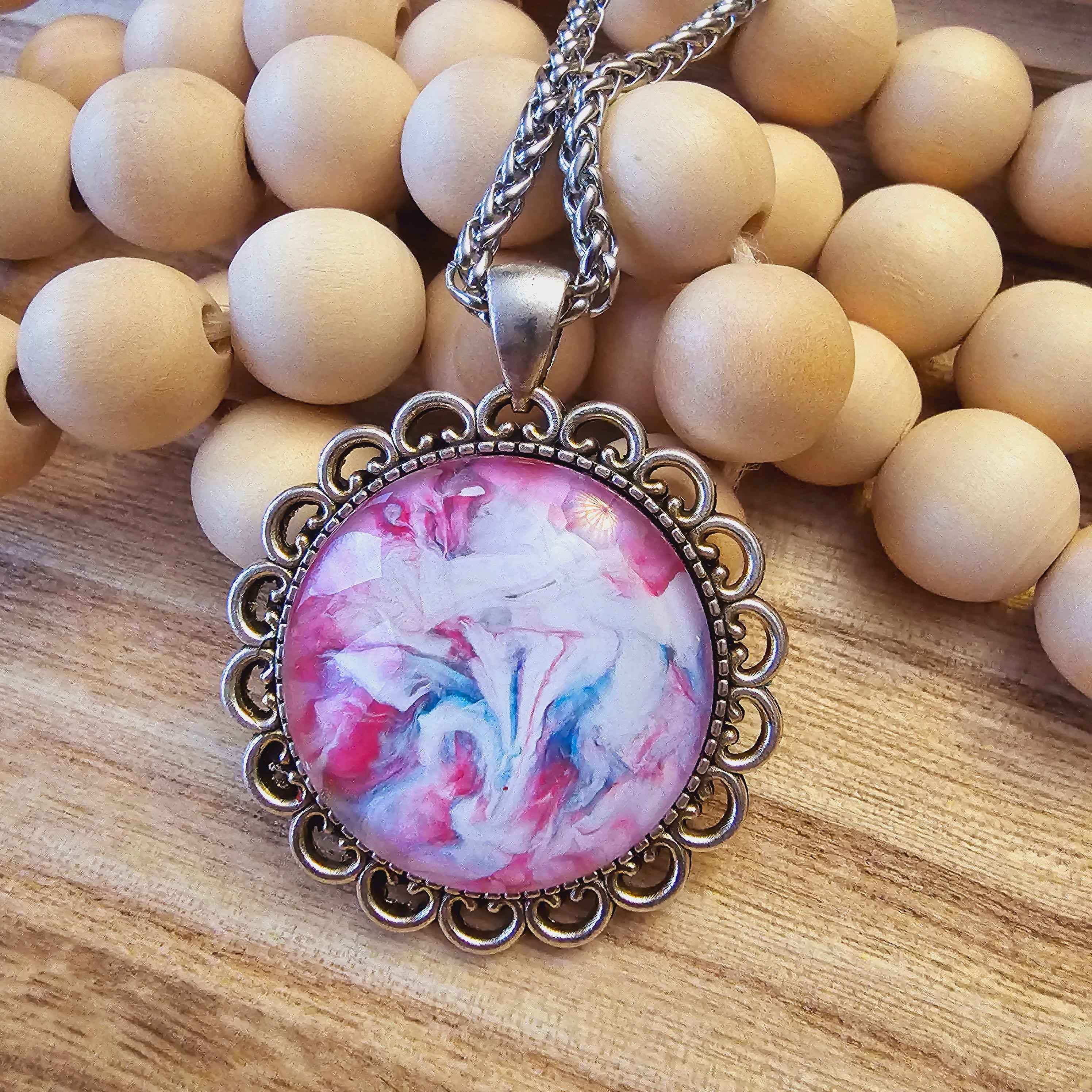 Pretty in Pink Garden Pendant - G & P Collection