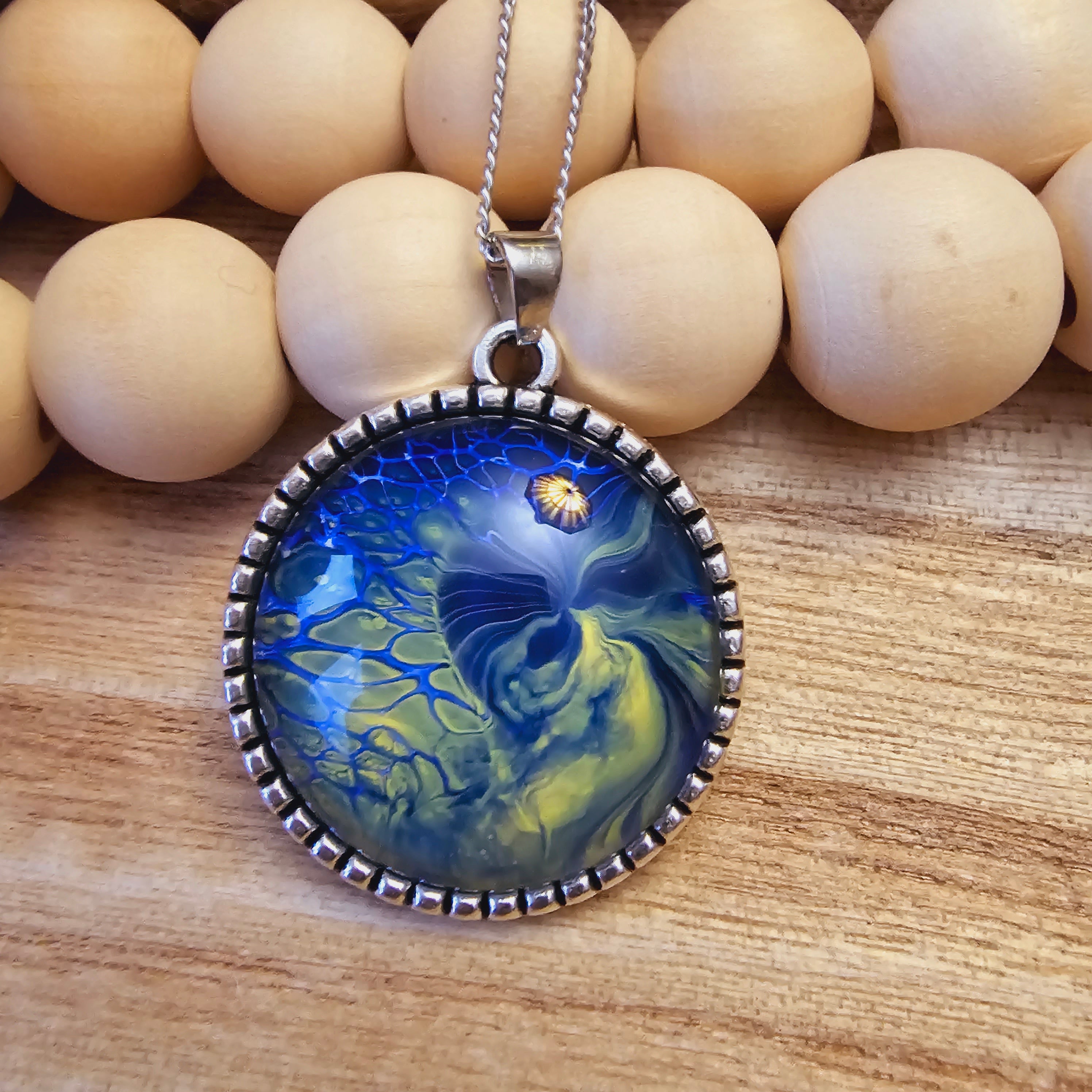 "Blue Garden" pendant