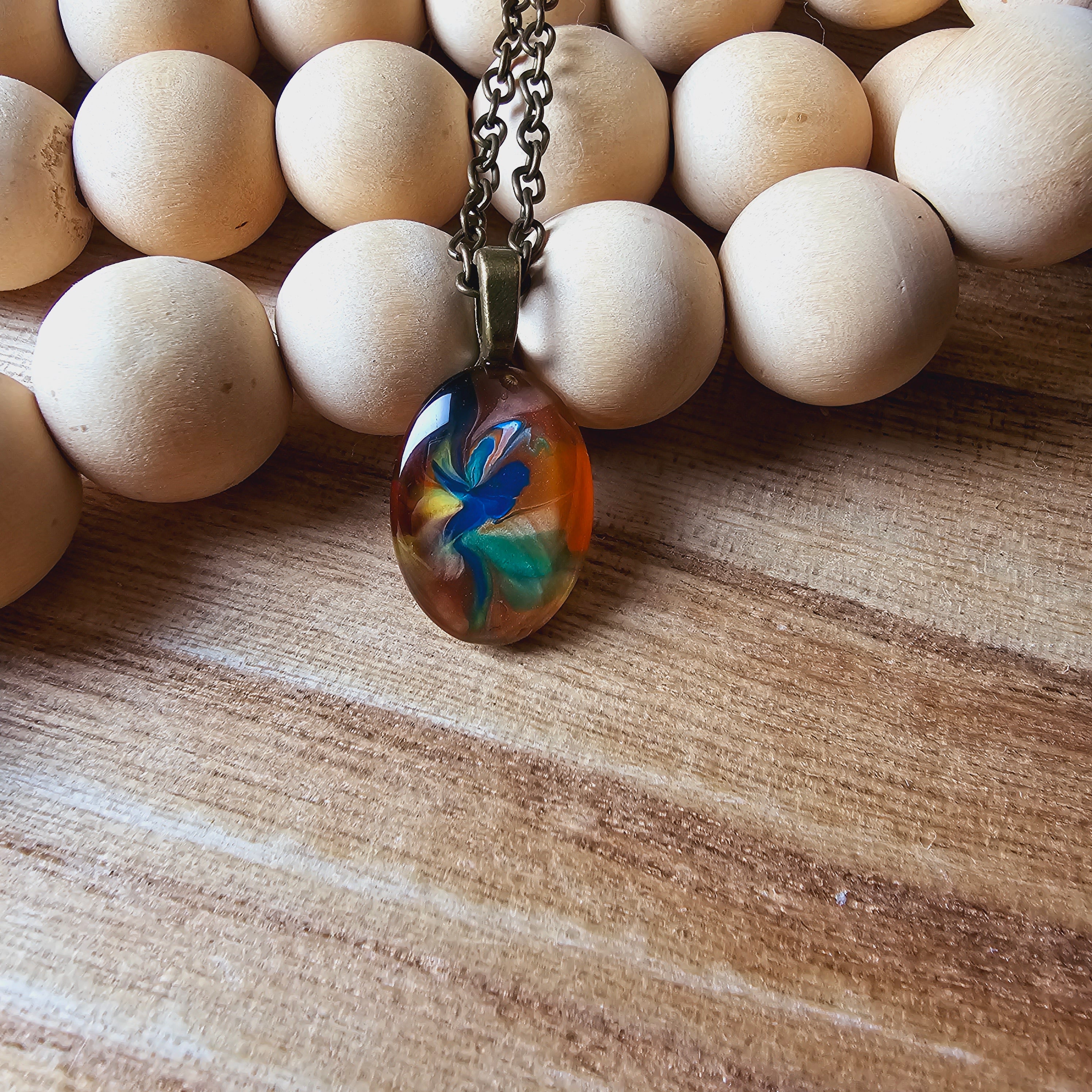 "Wild Orchid 2" pendant