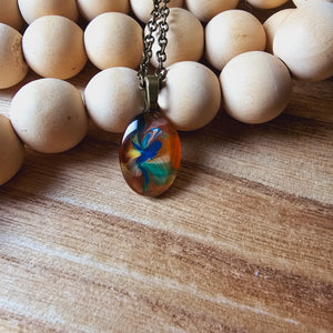 "Wild Orchid 2" pendant