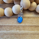 Load image into Gallery viewer, Peaceful Blue pendant  - G &amp; P Collection - Sterling Silver
