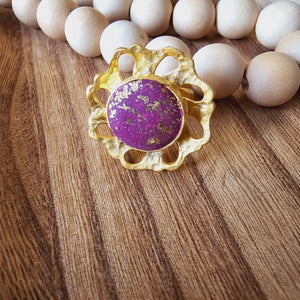 "Gold Flower" ring