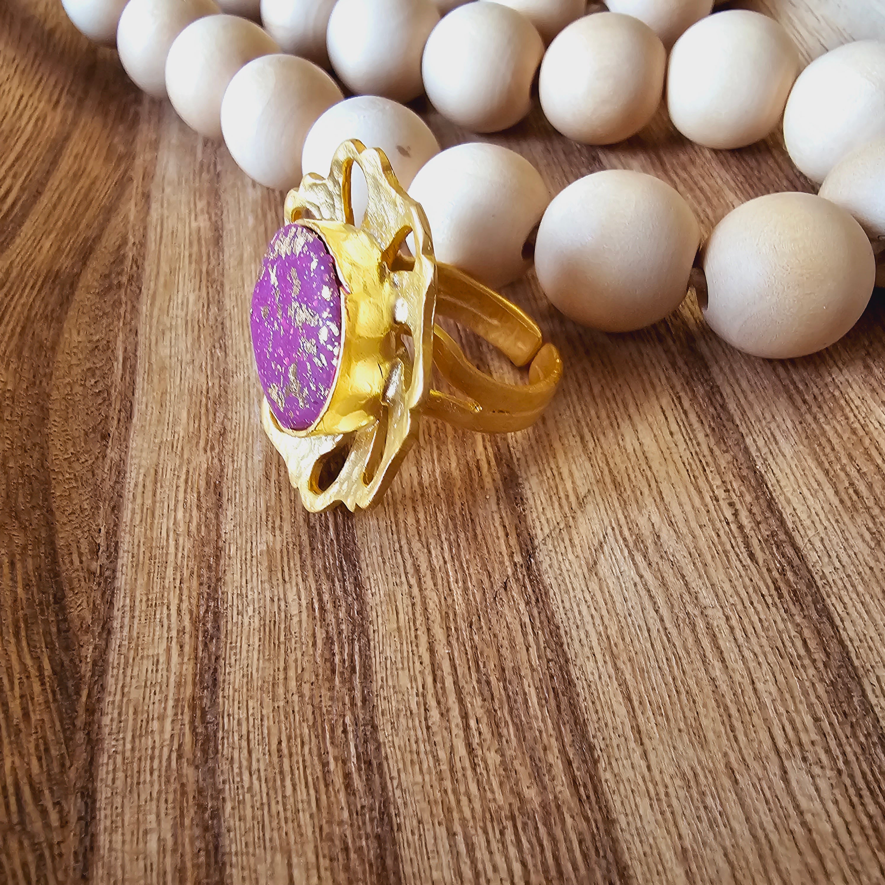 "Gold Flower" ring