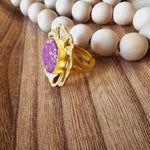 Load image into Gallery viewer, &quot;Gold Flower&quot; ring
