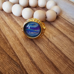 "Landscape" ring