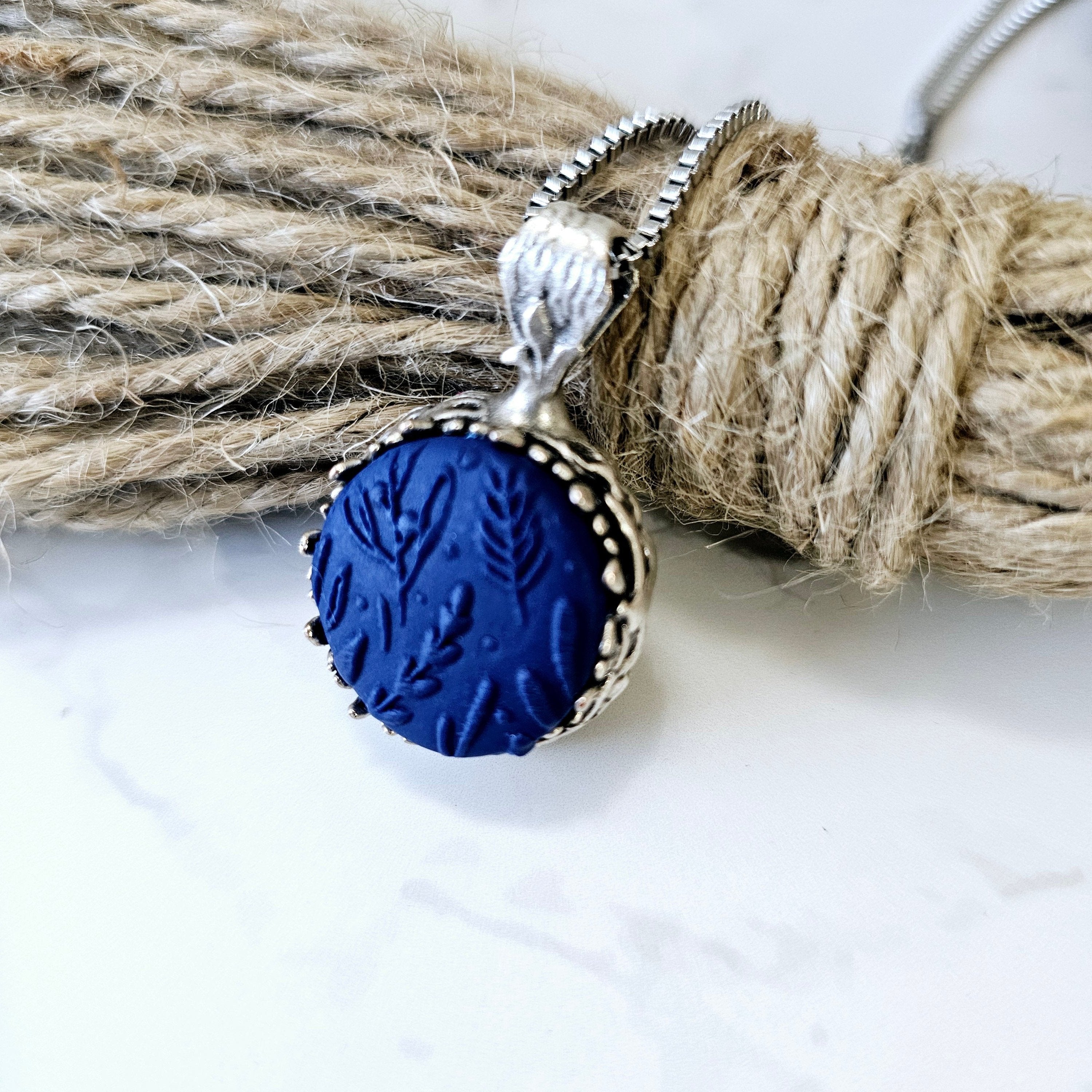 "Azul" Antique pendant