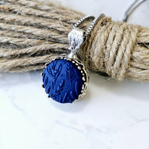 "Azul" Antique pendant