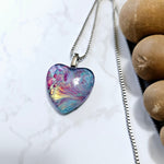 Load image into Gallery viewer, &quot;Summer cloud&quot; heart pendant
