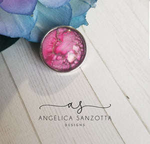 "Flor" 18 mm snap charm