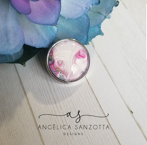 "Lily" 18 mm snap charm