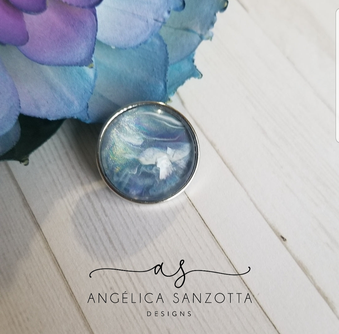 "Breeze" 18 mm snap charm