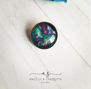 "Forest" 18 mm snap charm