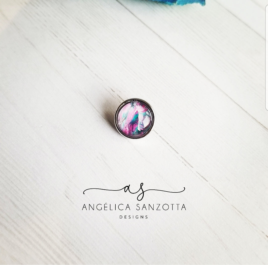 "Flower" 12 mm snap charm
