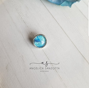 "Coastal" 12 mm snap charm