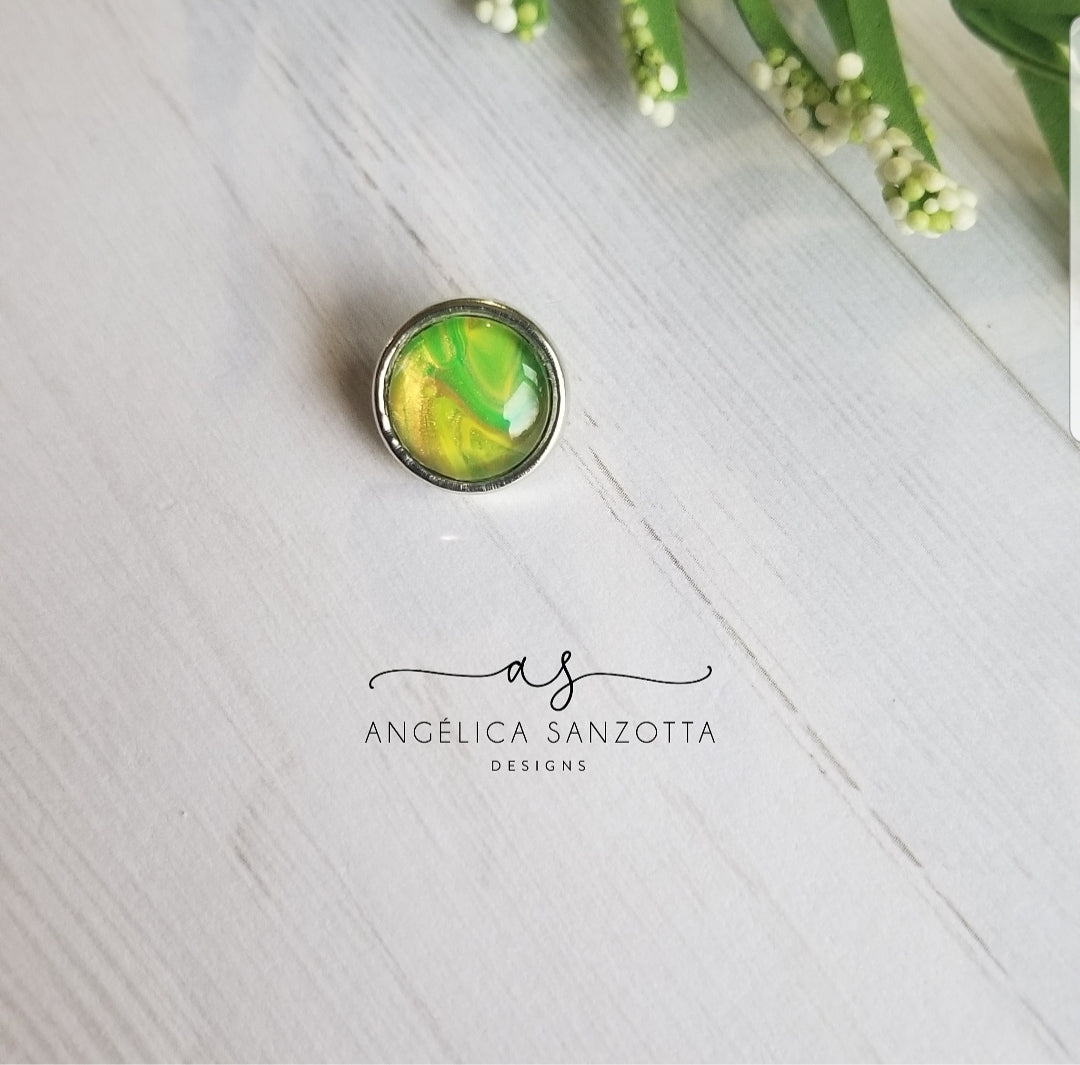 "Lemon Drop 2" 12 mm snap charm
