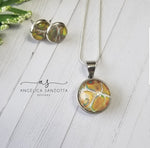 Load image into Gallery viewer, &quot;Honey&quot; Snap charm necklace set
