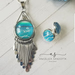 Load image into Gallery viewer, &quot;Playa&quot; snap necklace set
