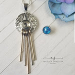 Load image into Gallery viewer, &quot;Azulito&quot; snap charm necklace
