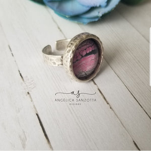 "Pink Road" ring