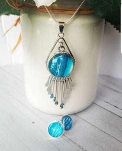 "Playa" snap necklace set