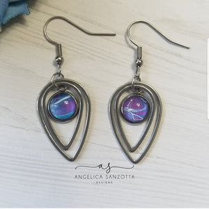 "Moon light" earrings