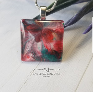 "Poinsettia" pendant