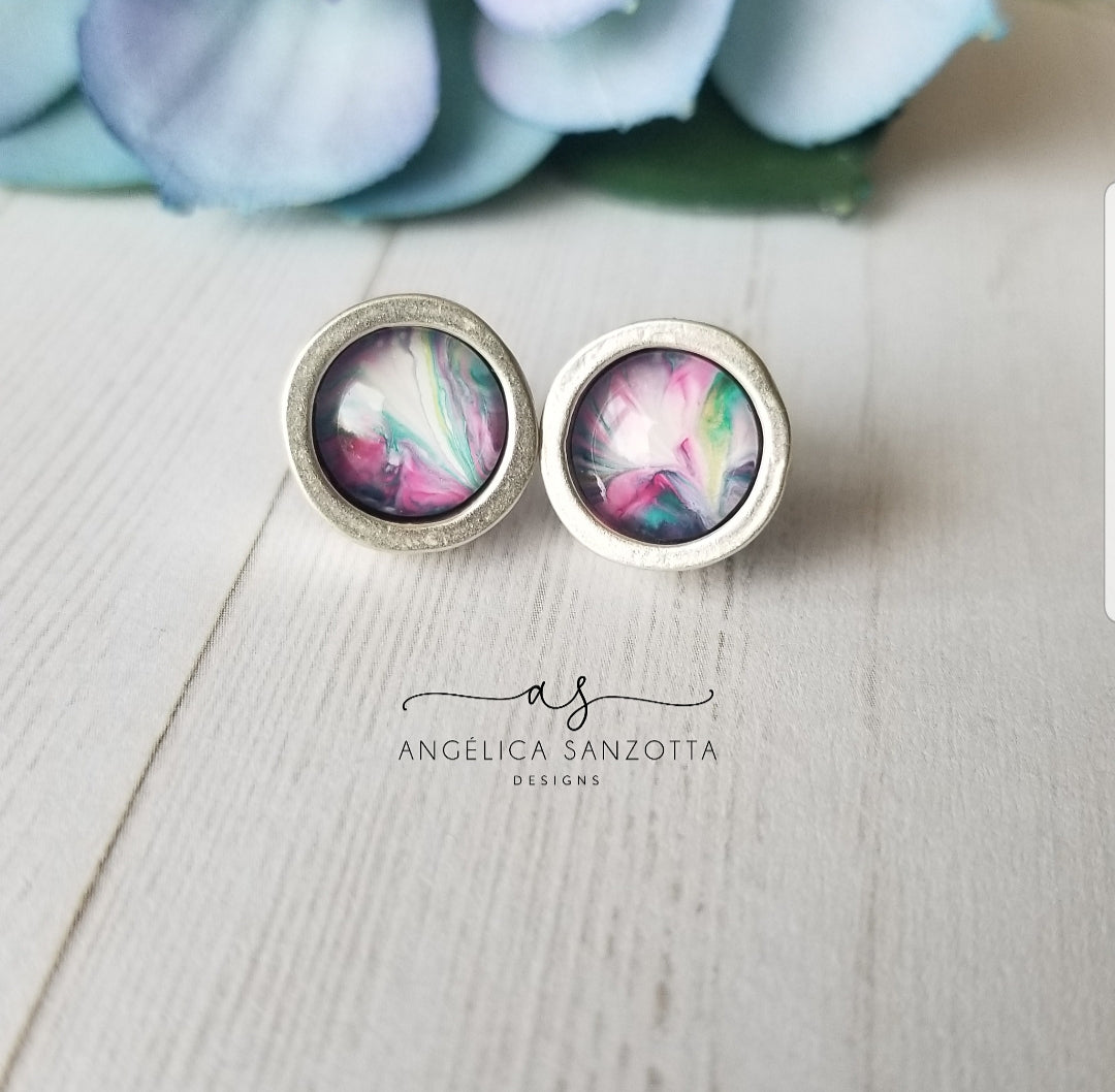 "Blossom" stud earrings