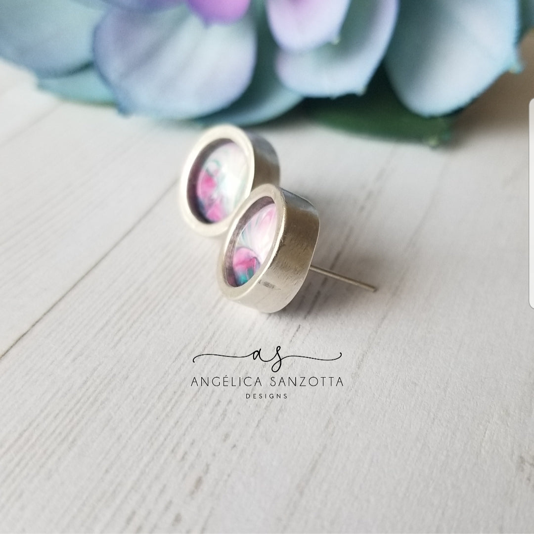 "Blossom" stud earrings
