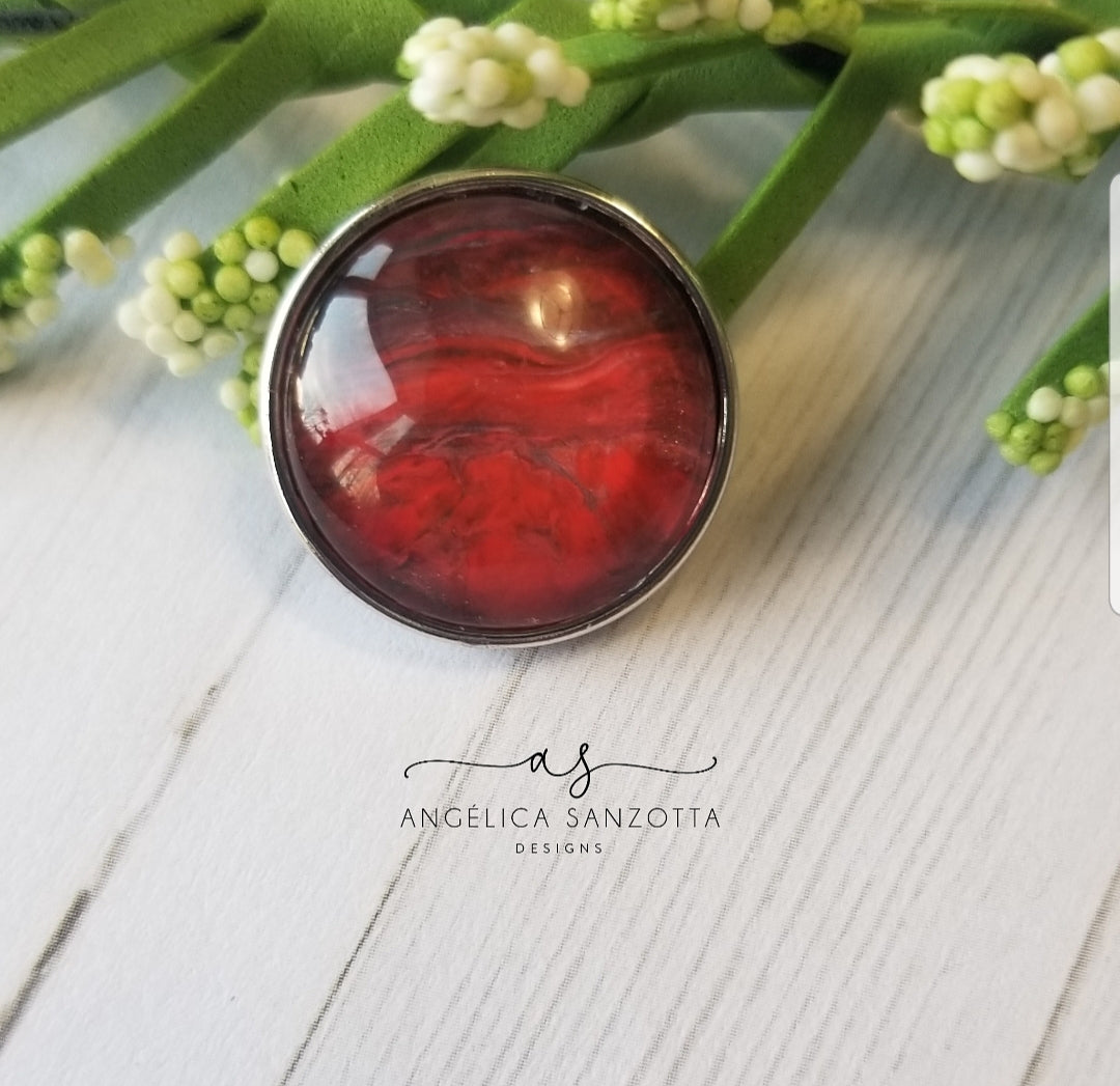 "Flamenco" 18 mm snap charm
