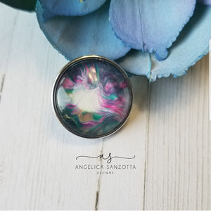 "Presence" 18 mm snap charm