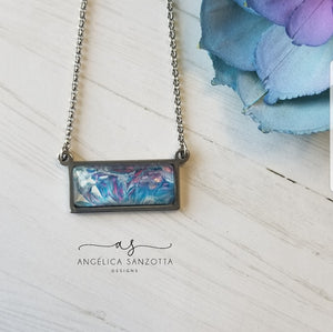 "Brush Stroke" pendant