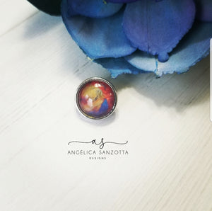"Picasso" 12 mm snap charm