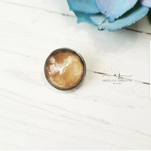 "Chocolate" 18 mm snap charm