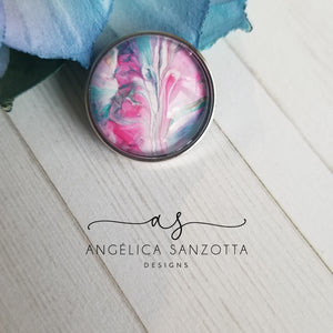"Petals" 18 mm snap charm