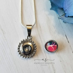 "Tree" Snap charm necklace set