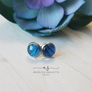 "Azurite" earrings