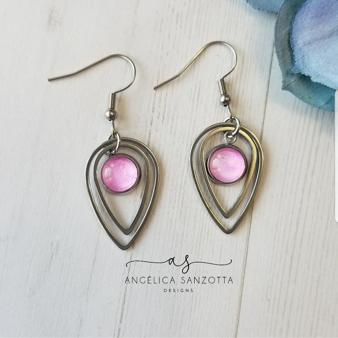"Soft Pink" earrings
