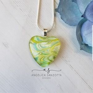 "Love Swirls" pendant