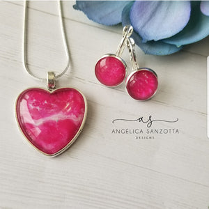 "Pink Love 2" heart set