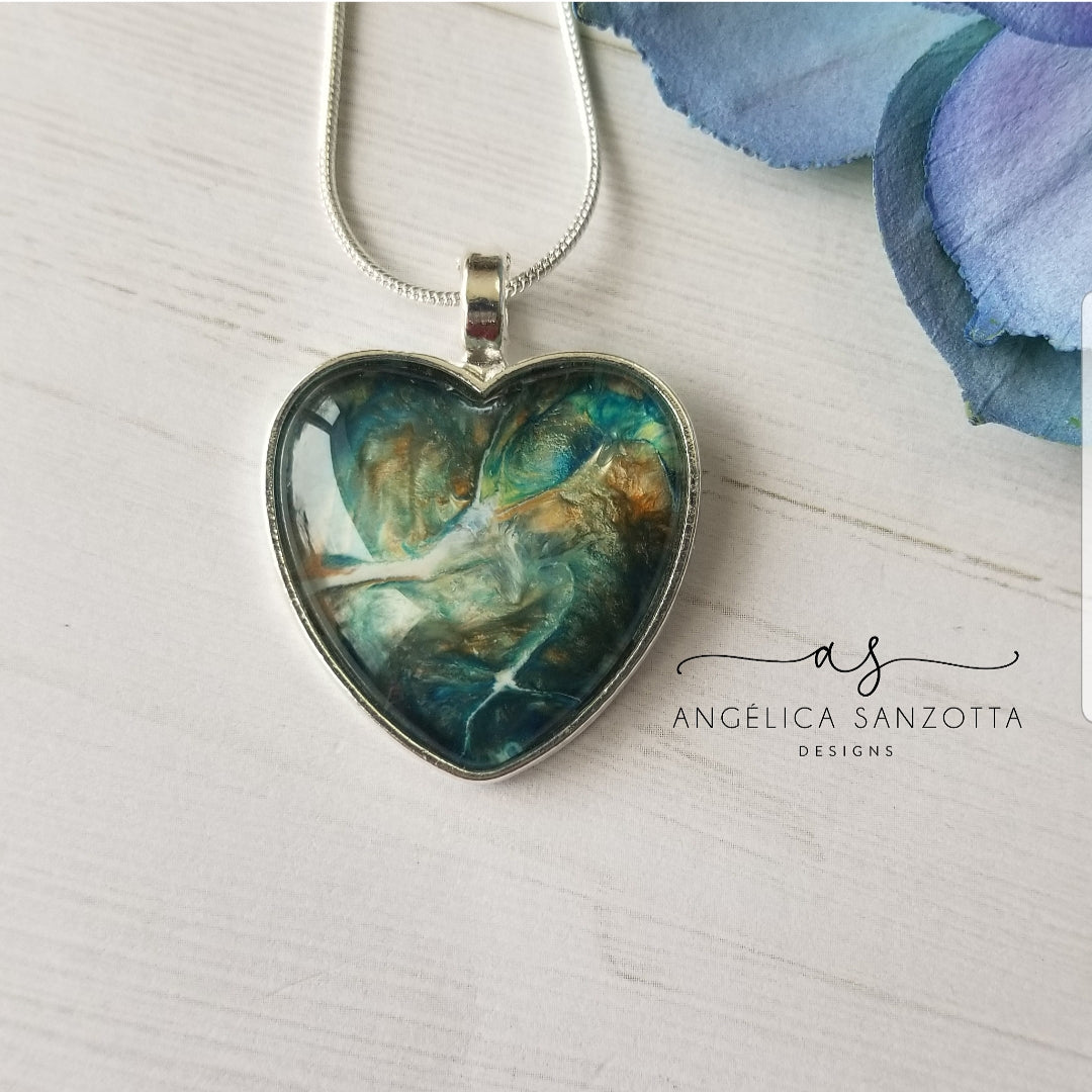 "Poetic Love" pendant