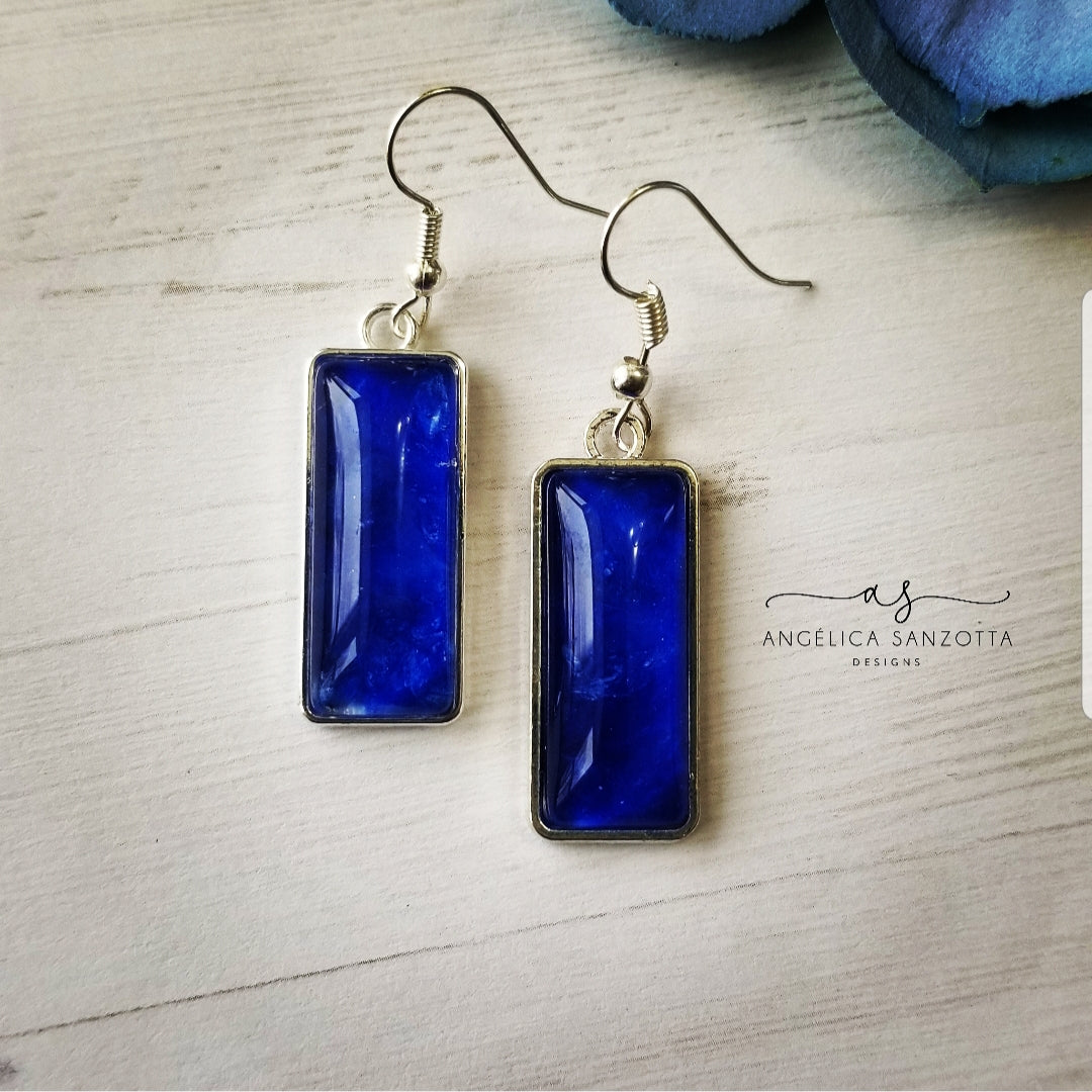 "Deep Blue Sea" earrings