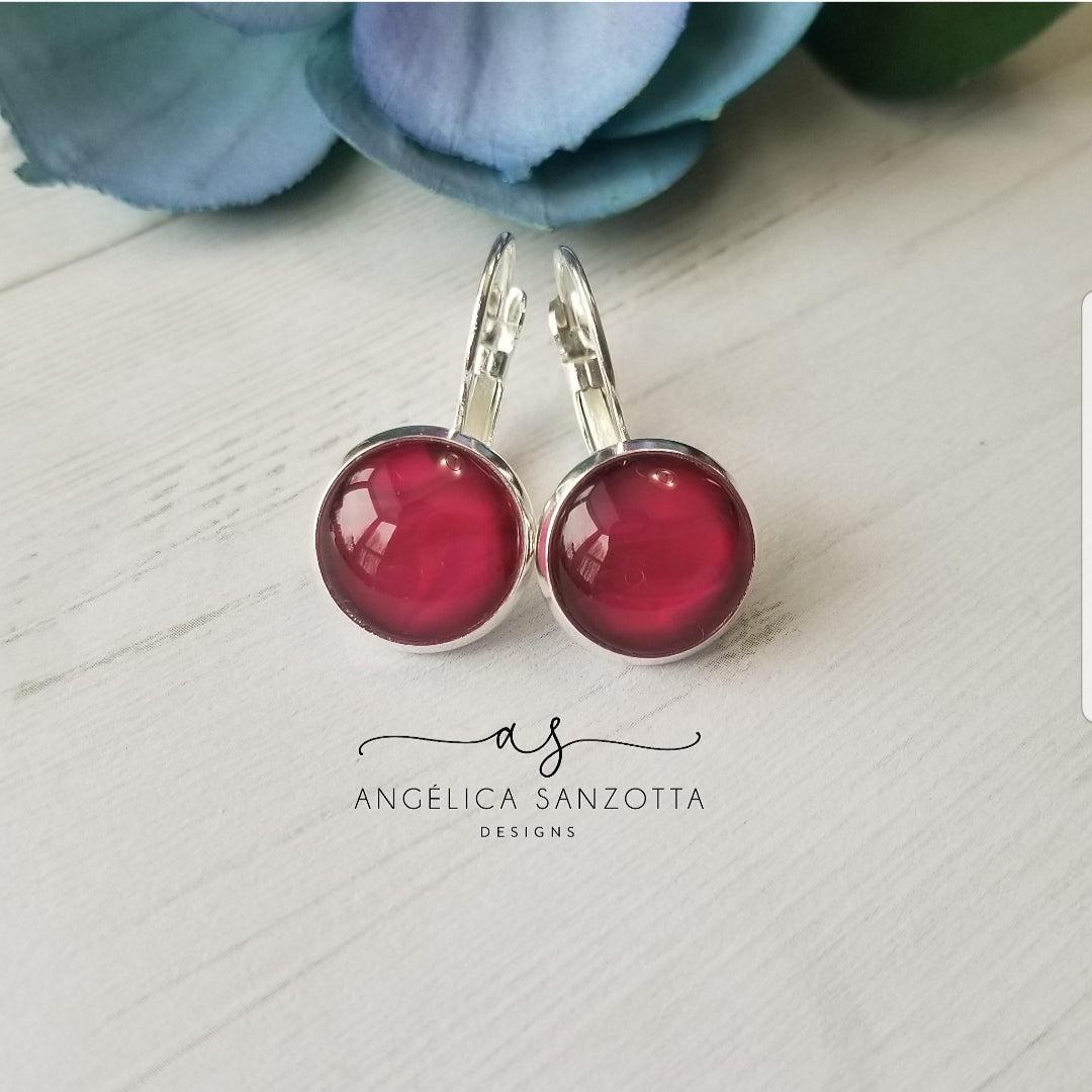 "Merlot" earrings