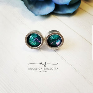 "Garden" stud earrings